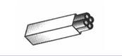 Isolatie buizenkit, lengte 1 m, dikte 10 mm
